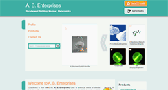 Desktop Screenshot of abenterprisesindia.com